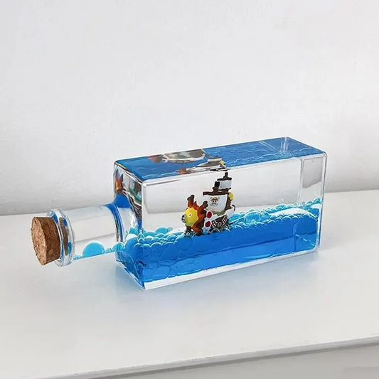 Botella flotante