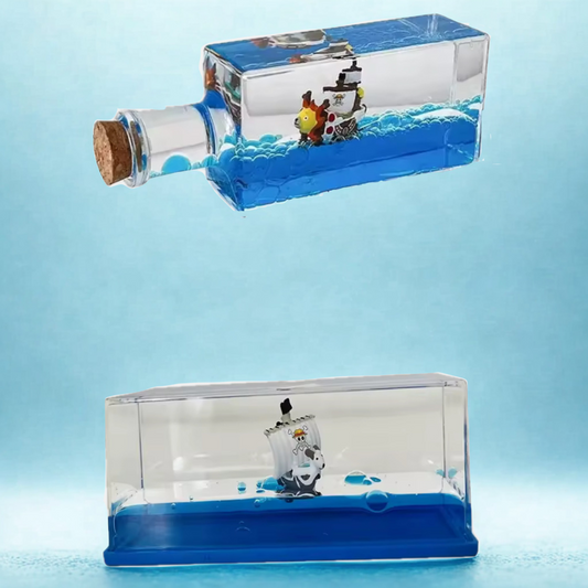 Botella flotante